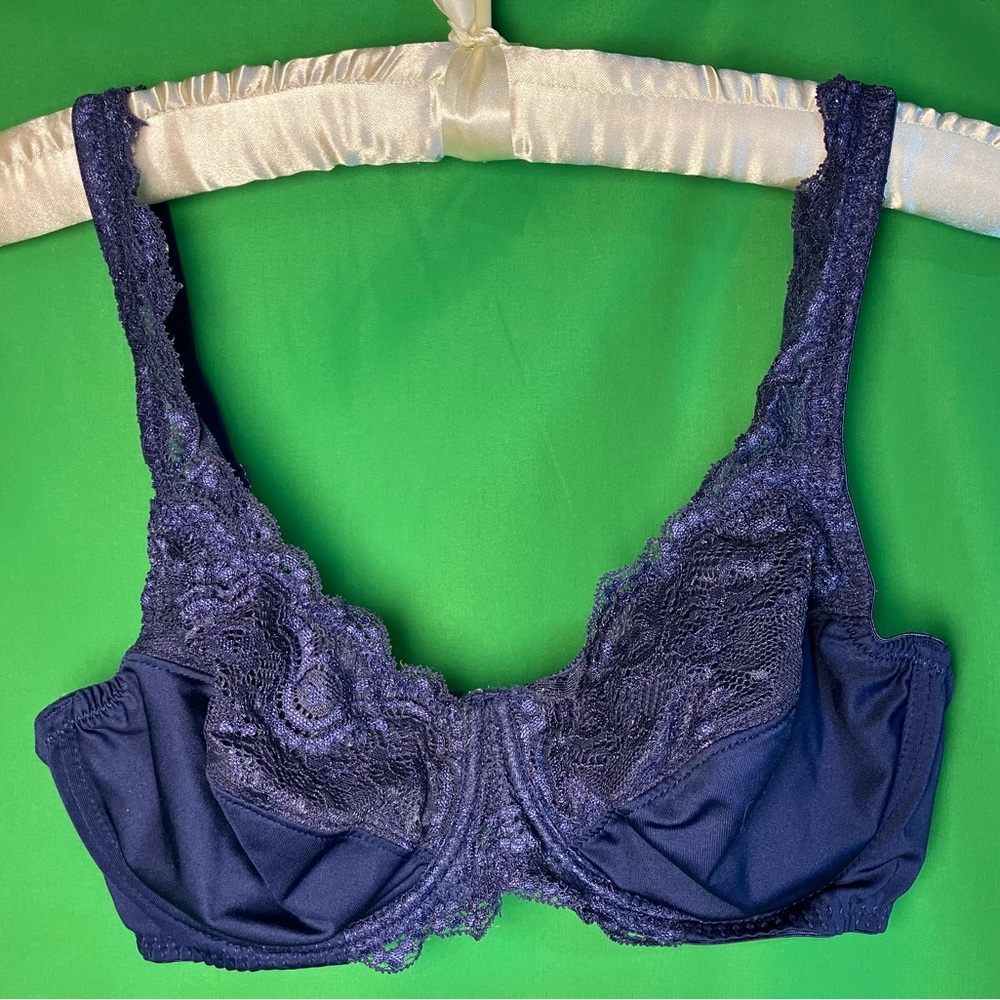 Navy blue bra, size 36B, worn 2 times